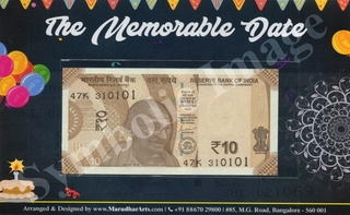 The Memorable Gift for someone SPECIAL DATE of your Loved one of 10Rs Denomination. 