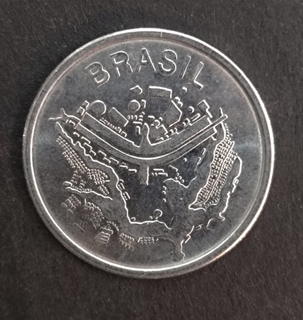 Fifty Cruzeiros Coin Of Brazil Issued In 1985