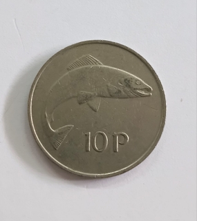Ten Pence Coins of Ireland Issued in 1978
