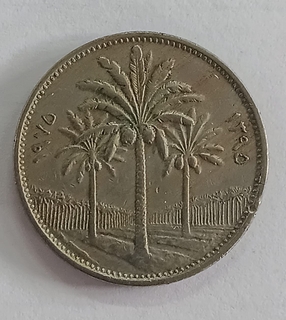 Fifty Fils Coin of Iraq Issued in 1961