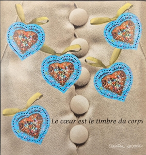 France-2001 issue set of 5 stamps odd shape(Like Heart shaped) Mint Miniature sheet of Christian Lacroix