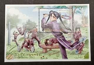 Korea-190 2002 Cartoon Series 8th Mint Miniature sheet