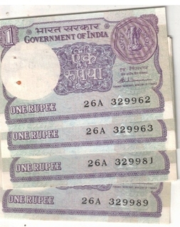 1 RS ( 24 NOTE ) SAME BUNDEL SN S VENTEK RAMAN GEM UNC