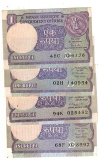1 RS ( 8 NOTE ) ALL DIFFRENT GOVERNER UNC