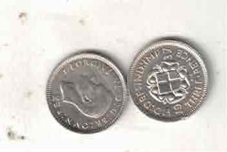 UK GEROGE VI THREE PENCE SILVER COIN 1937-1944 ( 1 COIN) RARE