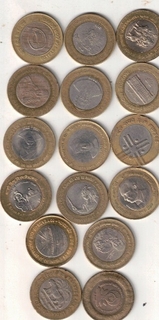 10 RS ( 15+1 COIN )   15 ALL DIFFRENT COIN + CROSS XF CONDITION